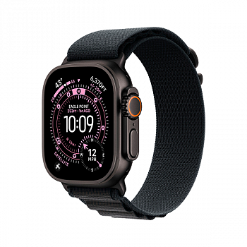 Смарт-часы Apple Watch Ultra 3 GPS + Cellular, 49 мм, черный титан, ремешок Alpine Loop Black