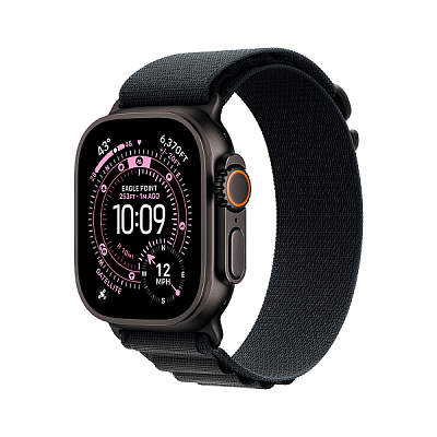 Смарт-часы Apple Watch Ultra 3 GPS + Cellular, 49 мм, черный титан, ремешок Alpine Loop Black