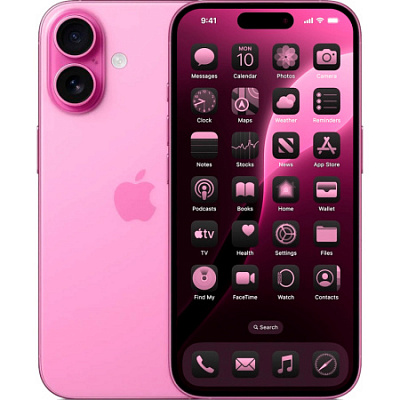 Смартфон Apple iPhone 16 Plus 128 ГБ розовый