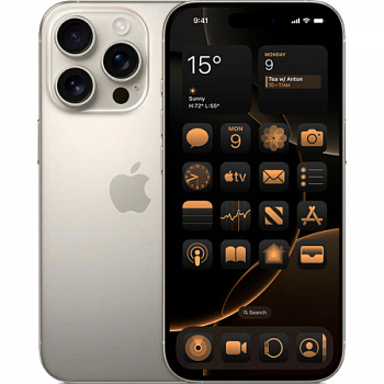 Смартфон Apple iPhone 16 Pro 128 ГБ натуральный титан